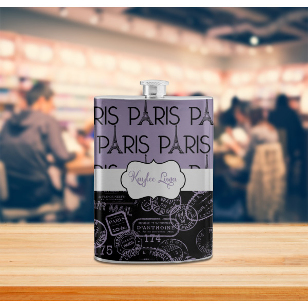 Custom Design - Stainless Steel Flask - LIFESTYLE 2