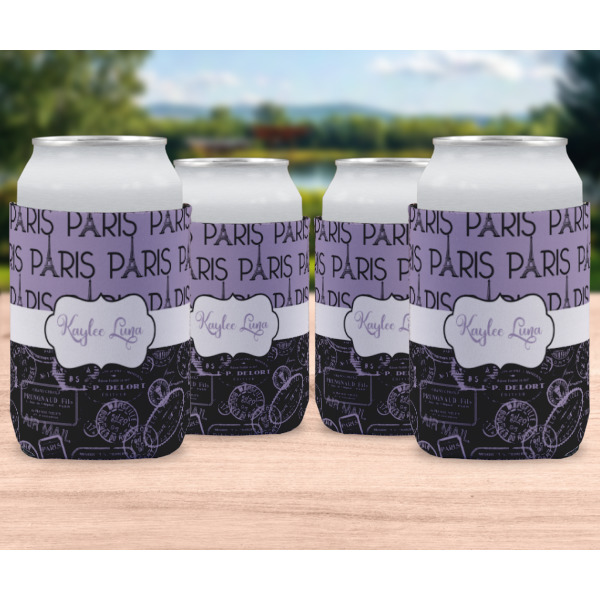 Custom Design - Can Cooler - Standard 12oz - Set of 4 - In Context