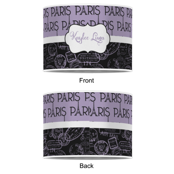 Custom Design - 8" Drum Lampshade - APPROVAL (Poly Film)