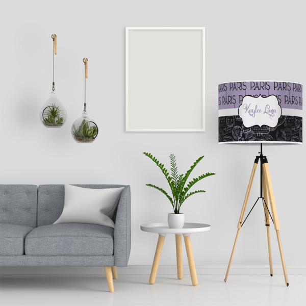 Custom Design - 16" Drum Lampshade - LIFESTYLE