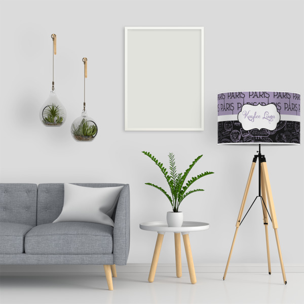 Custom Design - 12" Drum Lampshade - LIFESTYLE