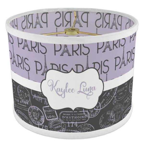 Custom Design - 8" Drum Lampshade - ANGLE Poly-Film