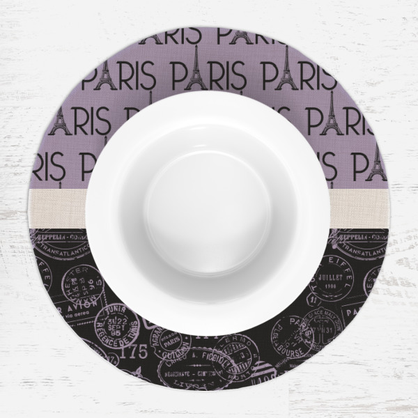 Custom Design - Round Linen Placemats - LIFESTYLE (single)