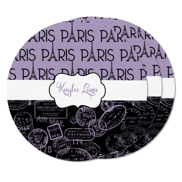 Custom Design - Round Fridge Magnet - THREE