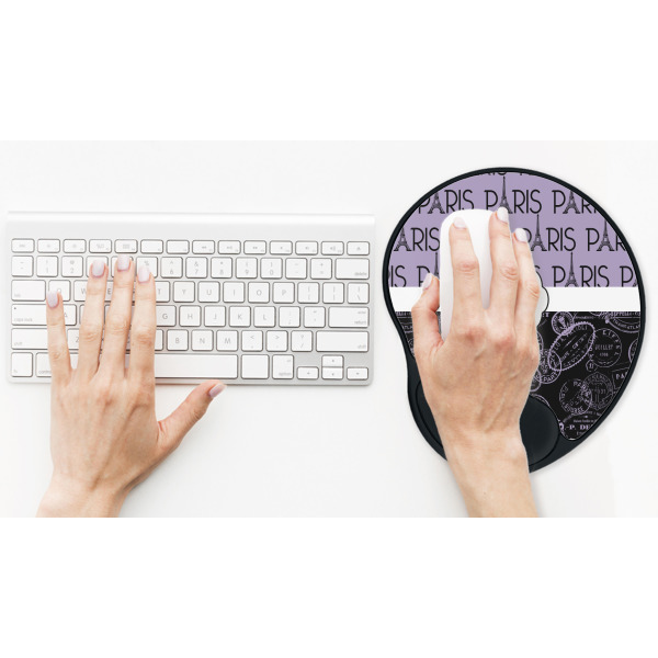 Custom Design - Mouse Pad with Wrist Rest - LIFESYTLE 2 (in use)