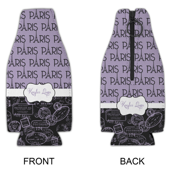 Custom Design - Zipper Bottle Cooler - APPROVAL