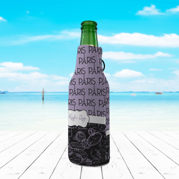 Custom Design - Zipper Bottle Cooler - LIFESTYLE