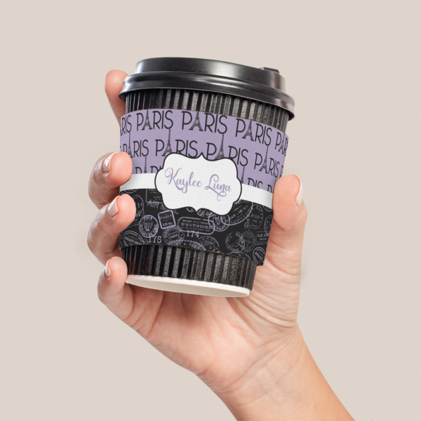 Custom Design - Coffee Cup Sleeve - LIFESTYLE