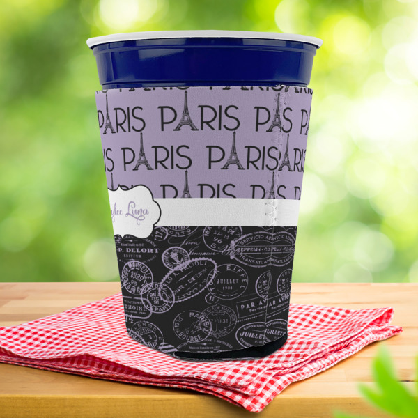 Custom Design - Party Cup Sleeves - with bottom - Lifestyle