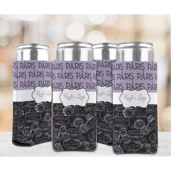Custom Design - Can Cooler - Tall 12oz - Set of 4 - In Context