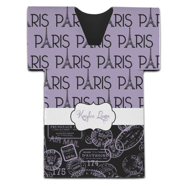 Custom Design - Jersey Bottle Cooler - Set of 4 - FRONT (flat)