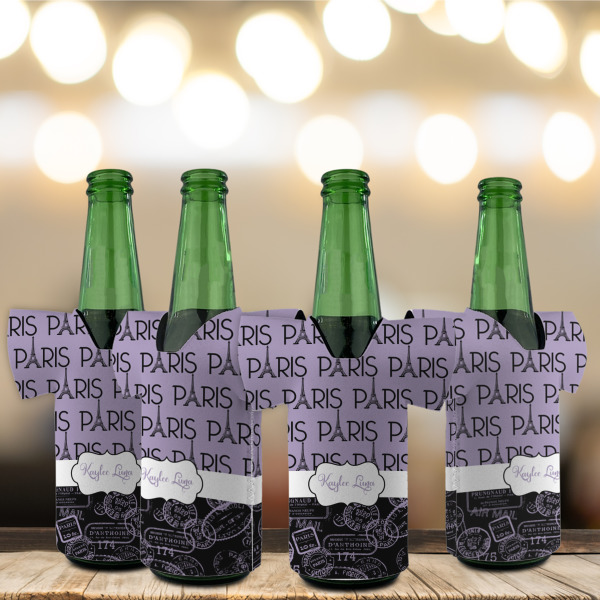 Custom Design - Jersey Bottle Cooler - Set of 4 - LIFESTYLE