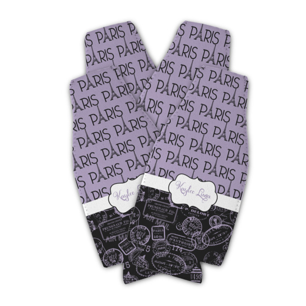 Custom Design - Zipper Bottle Cooler - Set of 4 - Main