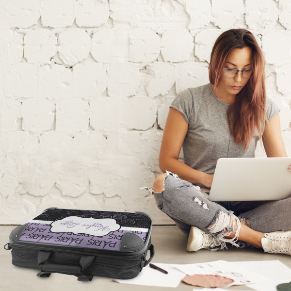 Custom Design - 18" Laptop Briefcase - LIFESTYLE