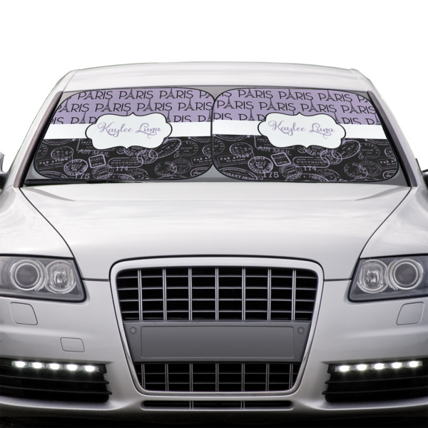 Custom Design - Car Sun Shades - IN CONTEXT