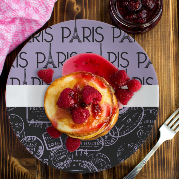 Custom Design - Melamine Plate 8 inches - LIFESTYLE