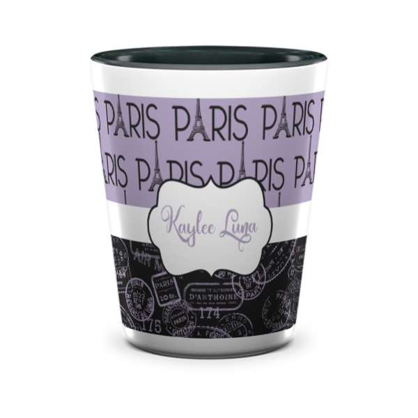 Custom Design - Ceramic Shot Glass - Two Tone - Front