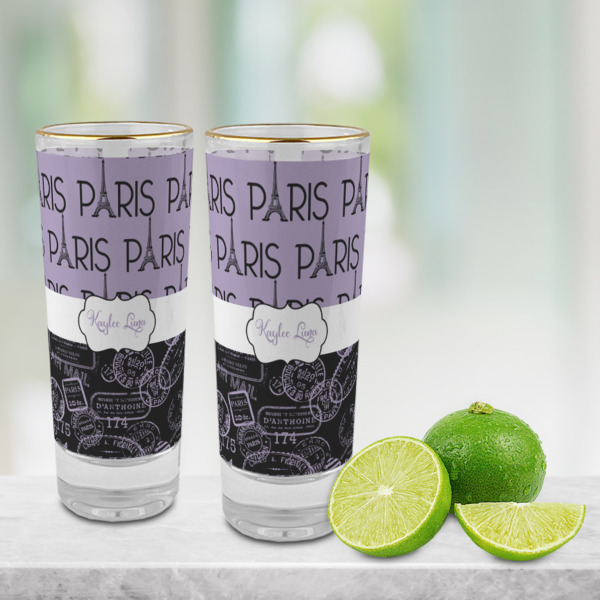 Custom Design - Glass Shot Glass - 2oz - Lifestyle
