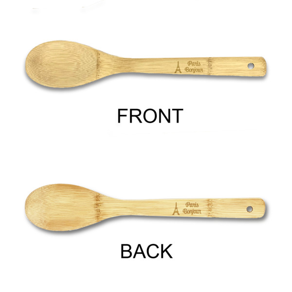Custom Design - Bamboo Spoons - Double Sided - APPROVAL