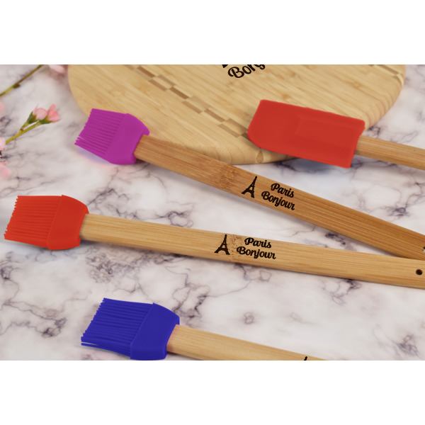 Custom Design - Silicone Brush - Red - Lifestyle