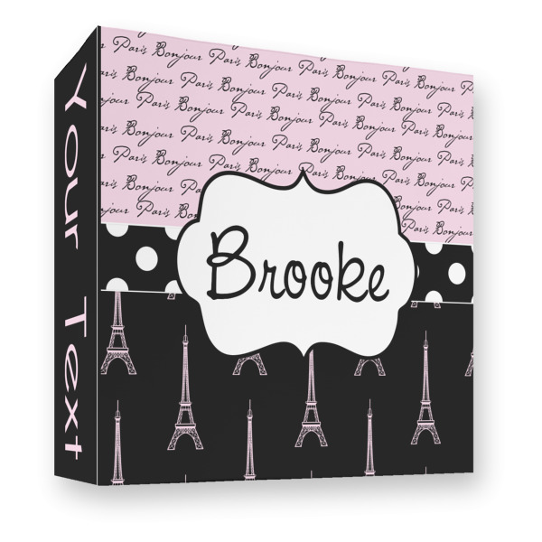 Custom Design - 3 Ring Binders - Full Wrap - 3" - Front
