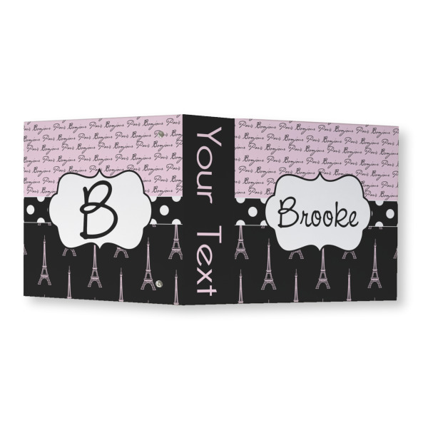 Custom Design - 3 Ring Binders - Full Wrap - 3" - Open Outside