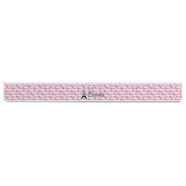 Custom Design - Plastic Ruler - 12" - FRONT
