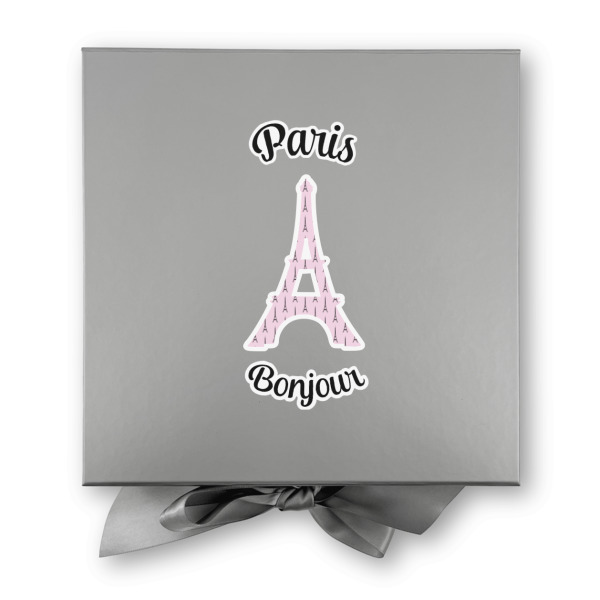 Custom Design - Gift Boxes with Magnetic Lid - Silver - Approval