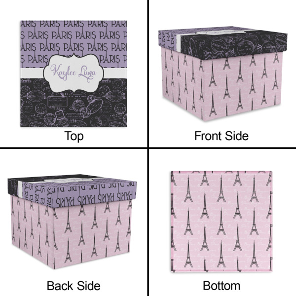 Custom Design - Gift Boxes with Lid - Canvas Wrapped - X-Large - Approval