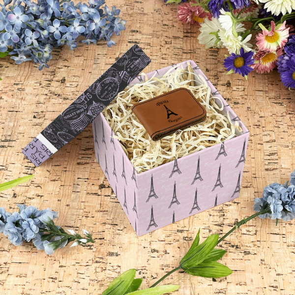 Custom Design - Gift Boxes with Lid - Canvas Wrapped - Small - In Context