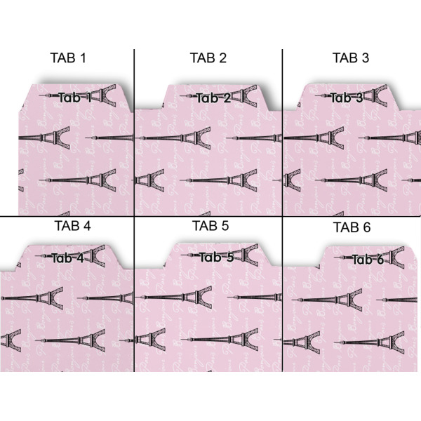 Custom Design - Page Dividers - Set of 6 - Approval