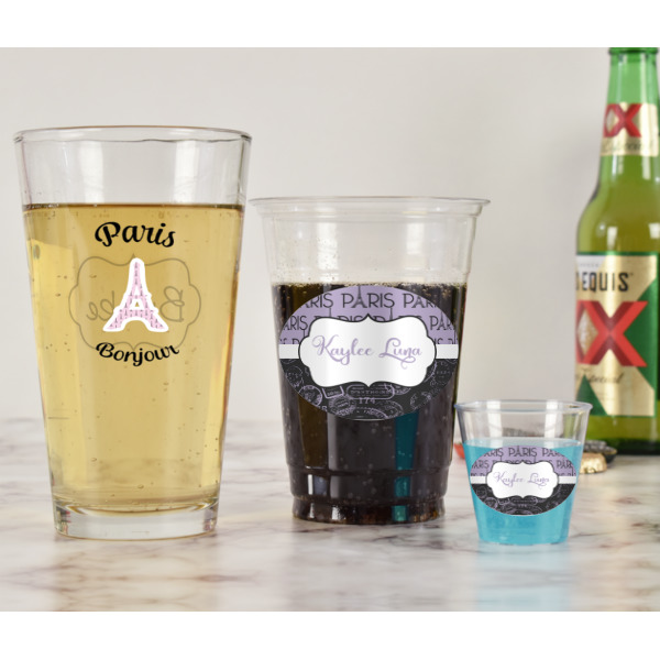 Custom Design - Pint Glass - Two Content - In Context