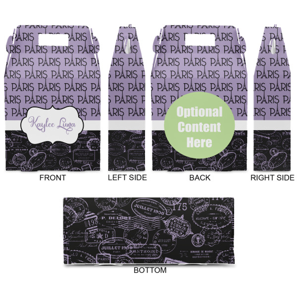 Custom Design - Gable Favor Box - Approval