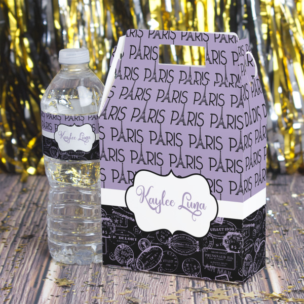Custom Design - Gable Favor Box - In Context