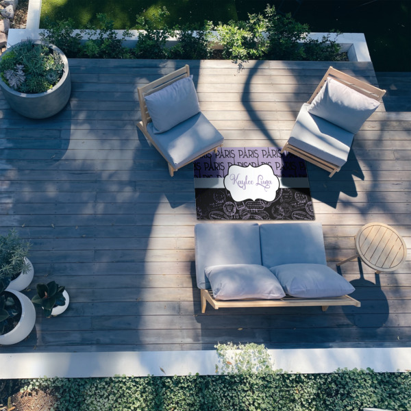 Custom Design - 3'x5' Patio Rug - In Context