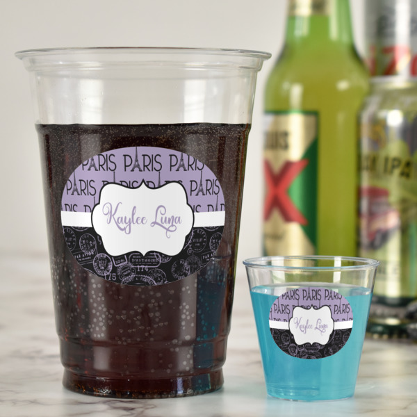 Custom Design - 16oz Party Cup & Plastic Shot Glass - In Context