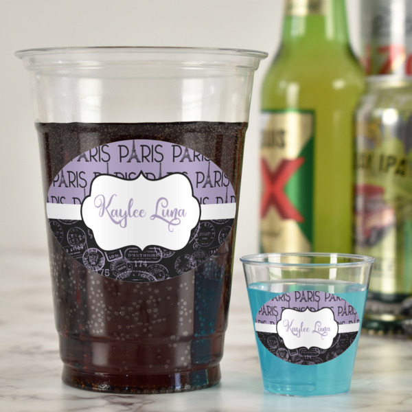 Custom Design - Plastic Shot Glasses - In Context