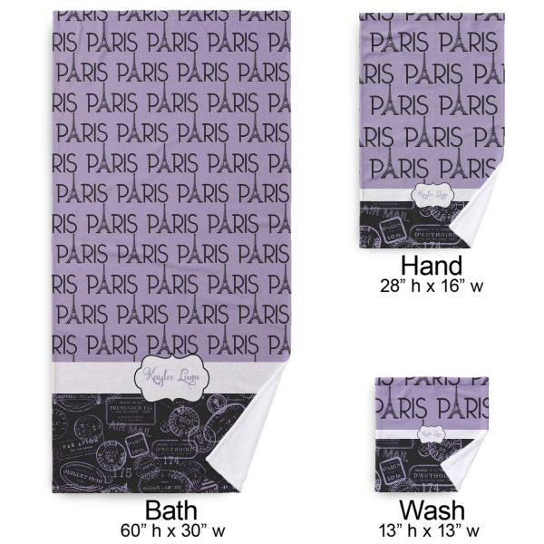 Custom Design - Bath Towel Sets - 3-piece - Approval