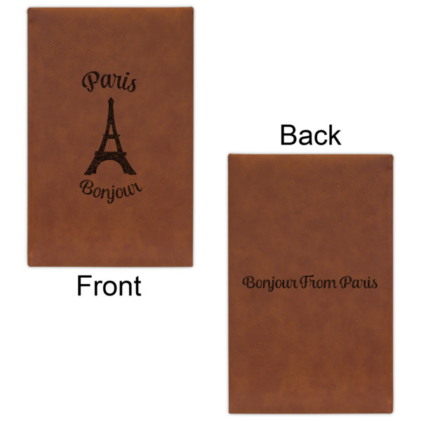 Custom Design - Leatherette Sketchbooks - Small - Double Sided - Front & Back View