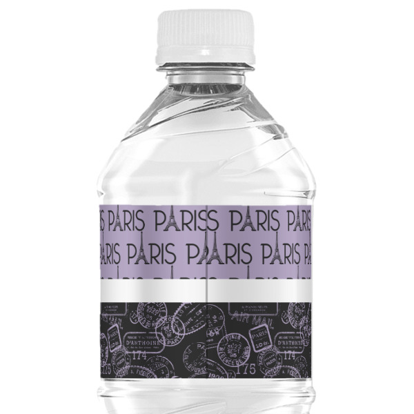 Custom Design - Water Bottle Label - Back View