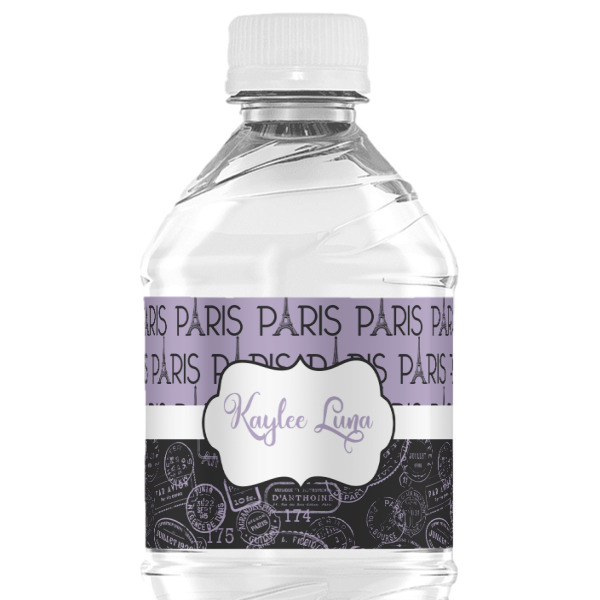 Custom Design - Water Bottle Label - Single Front