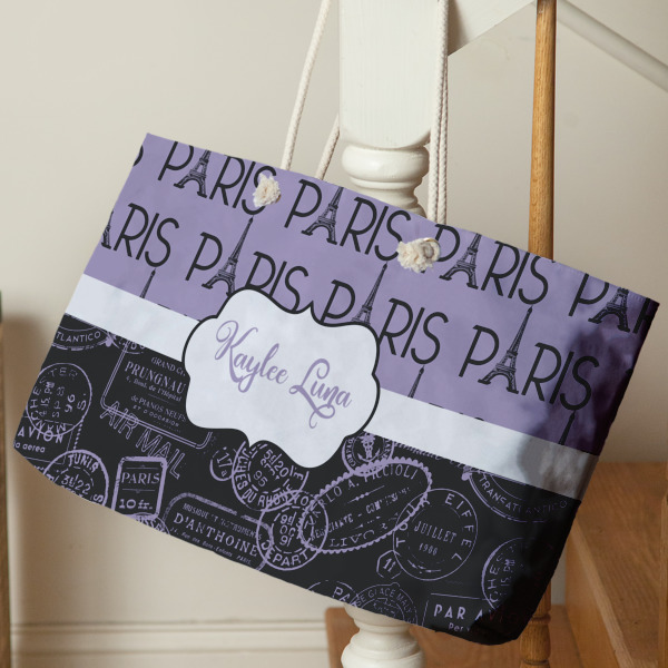 Custom Design - Large Rope Tote - Life Style