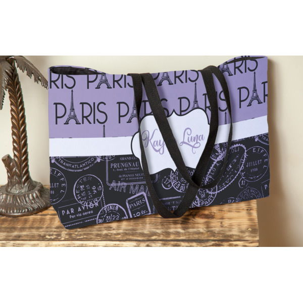 Custom Design - Tote w/Black Handles - Lifestyle View