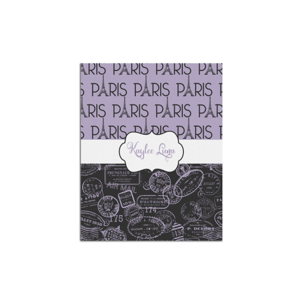 Custom Paris Bonjour and Eiffel Tower Poster - Multiple Sizes (Personalized)