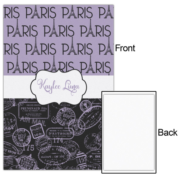 Custom Design - 20x30 - Matte Poster - Front & Back