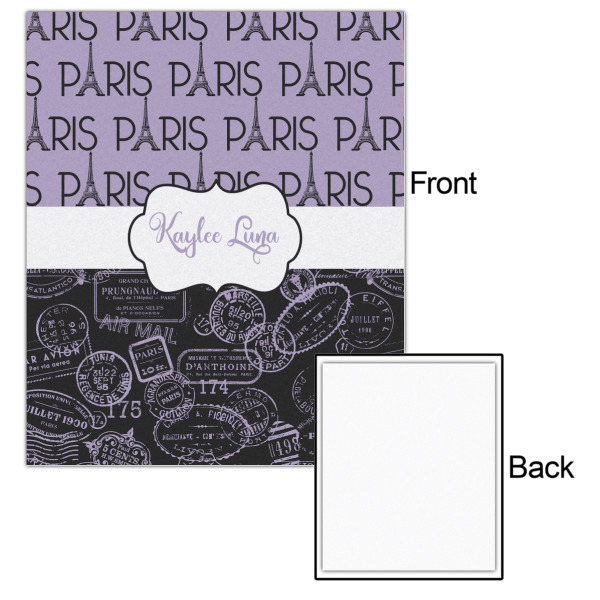 Custom Design - 20x24 - Matte Poster - Front & Back