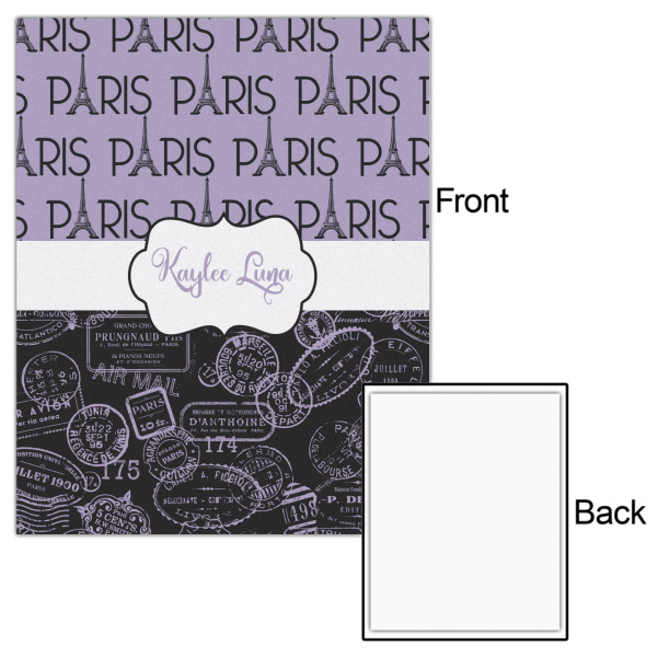 Custom Design - 16x20 - Matte Poster - Front & Back