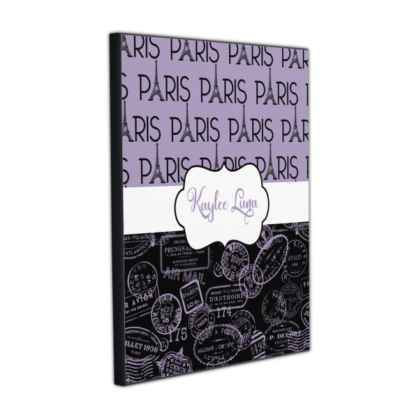 Custom Paris Bonjour and Eiffel Tower Wood Prints (Personalized)