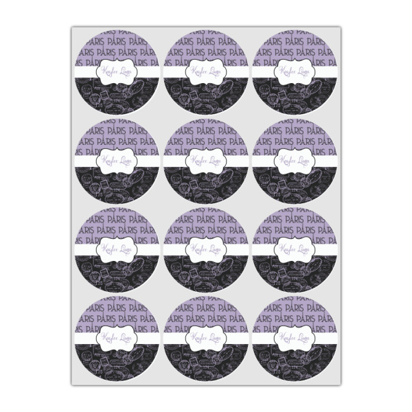 Custom Design - Icing Circle - Small - Set of 12