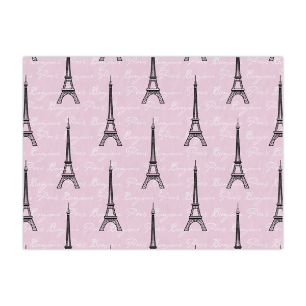 Custom Paris Bonjour and Eiffel Tower Tissue Paper Sheets - Large - Heavyweight